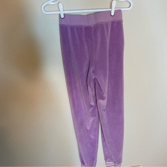 FILA Junior Purple Velour Track Pants Athleisure Loungewear - Picture 8 of 11